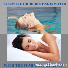 Premium Large Water Sleeping Pillow by FOMI | Adjustable and Supportive Water...